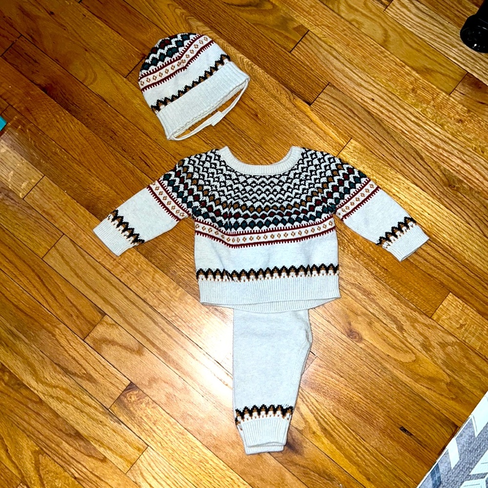 Baby Fair Isle Sweater 3-Piece Outfit Set | baby gap